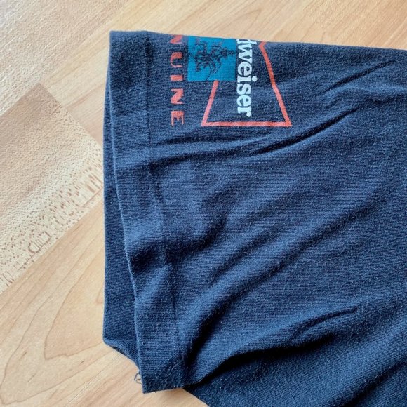 Budweiser Black King of the Rodeo Single stitch tee - Picture 4 of 5